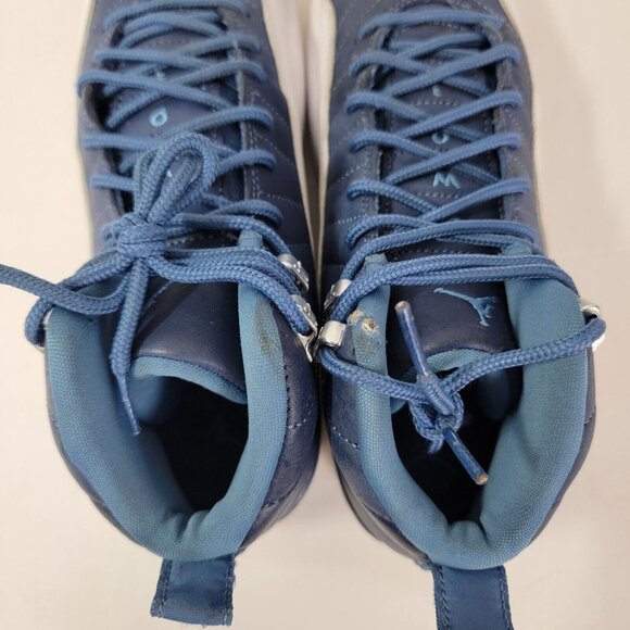 Nike Air Jordan 12 Retro Indigo Sneakers Shoe Size 6.5 Y DB5595-404 SEE PHOTO - Picture 8 of 14